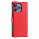 For iPhone 14 Pro Max Voltage Ultra-thin Dot Leather Phone Case(Red) - 3