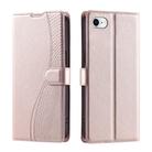 For iPhone 7 / 8 / SE 2022 Voltage Ultra-thin Dot Leather Phone Case(Rose Gold) - 1