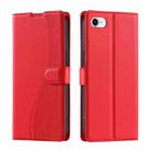 For iPhone 7 / 8 / SE 2022 Voltage Ultra-thin Dot Leather Phone Case(Red) - 1
