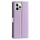 For iPhone 12 Pro Max Voltage Ultra-thin Dot Leather Phone Case(Purple) - 3