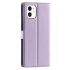 For iPhone 12 mini Voltage Ultra-thin Dot Leather Phone Case(Purple) - 3