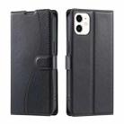 For iPhone 12 mini Voltage Ultra-thin Dot Leather Phone Case(Black) - 1