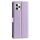 For iPhone 11 Pro Voltage Ultra-thin Dot Leather Phone Case(Purple) - 3