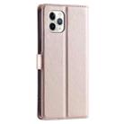 For iPhone 11 Pro Voltage Ultra-thin Dot Leather Phone Case(Rose Gold) - 3