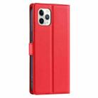 For iPhone 11 Pro Voltage Ultra-thin Dot Leather Phone Case(Red) - 3