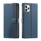 For iPhone 11 Pro Voltage Ultra-thin Dot Leather Phone Case(Blue) - 1