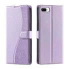 For iPhone 7 Plus / 8 Plus Voltage Ultra-thin Dot Leather Phone Case(Purple) - 1