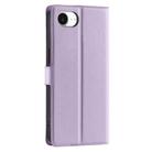 For iPhone 16e Voltage Ultra-thin Dot Leather Phone Case(Purple) - 3