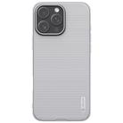 For iPhone 16 Pro Max NILLKIN Frosted Shield Pro PC + TPU Phone Case(Silver) - 1