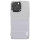 For iPhone 16 Pro NILLKIN Frosted Shield Pro PC + TPU Phone Case(Silver) - 1