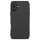 For iPhone 16 NILLKIN Frosted Shield Pro PC + TPU Phone Case(Black) - 1