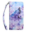 For Samsung Galaxy Note20 3D Painted Pattern Horizontal Flip TPU + PU Leather Case with Holder & Card Slots & Wallet & Lanyard(Roaring Wolf) - 1