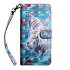 For Samsung Galaxy Note20 Ultra 3D Painted Pattern Horizontal Flip TPU + PU Leather Case with Holder & Card Slots & Wallet & Lanyard(Tiger) - 2