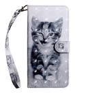 For Xiaomi Redmi 9A 3D Painted Pattern Horizontal Flip TPU + PU Leather Case with Holder & Card Slots & Wallet & Lanyard(Smile Cat) - 2