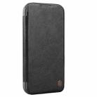 For iPhone 16 NILLKIN Qin Prop Series Flip Camera Cover Design Leather Phone Case(Black) - 2