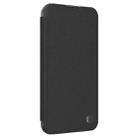 For iPhone 16 NILLKIN Qin Prop Series Flip Camera Cover Design Leather Phone Case(Plain Leather Black) - 2