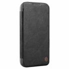 For iPhone 16 Pro Max NILLKIN Qin Prop Series Flip Camera Cover Design Leather Phone Case(Black) - 2