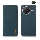 For Xiaomi Poco F7 Pro / Redmi K80 KHAZNEH Nappa Top Layer Cowhide Leather Phone Case(Green) - 1