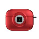 For AirPods Pro 2 Camera Series PC + TPU Headset Shockproof Carbon Fibre Case(Red) - 2