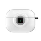 For AirPods 3 Camera Series PC + TPU Headset Shockproof Carbon Fibre Case(White) - 2