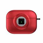 For AirPods 3 Camera Series PC + TPU Headset Shockproof Carbon Fibre Case(Red) - 2