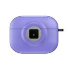 For AirPods 3 Camera Series PC + TPU Headset Shockproof Carbon Fibre Case(Purple) - 2