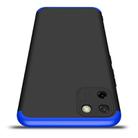 For OPPO Realme C11 GKK Three Stage Splicing Full Coverage PC Protective Case(Black Blue) - 2