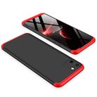 For OPPO Realme C11 GKK Three Stage Splicing Full Coverage PC Protective Case(Black Red) - 3