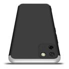 For OPPO Realme C11 GKK Three Stage Splicing Full Coverage PC Protective Case(Black Silver) - 2