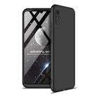 For Xiaomi Redmi 9A GKK Three Stage Splicing Full Coverage PC Protective Case(Black) - 1