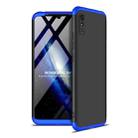 For Xiaomi Redmi 9A GKK Three Stage Splicing Full Coverage PC Protective Case(Black Blue) - 1