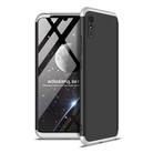 For Xiaomi Redmi 9A GKK Three Stage Splicing Full Coverage PC Protective Case(Black Silver) - 1