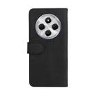 For Redmi 14C 4G Global Dual-color Splicing Flip Leather Phone Case(Black) - 3