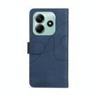 For Redmi Note 14 5G Dual-color Splicing Flip Leather Phone Case(Blue) - 3