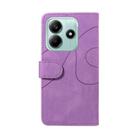 For Redmi Note 14 5G Dual-color Splicing Flip Leather Phone Case(Purple) - 3