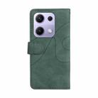For Redmi Note 14S 4G / Note 13 Pro 4G Dual-color Splicing Flip Leather Phone Case(Green) - 3