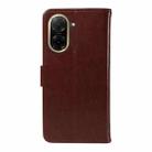 For Redmi A5 4G 173.3mm Tree & Cat Embossed Pattern Flip Leather Phone Case(Coffee) - 3