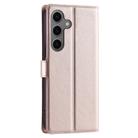 For Samsung Galaxy S24+ 5G Voltage Ultra-thin Dot Leather Phone Case(Rose Gold) - 3