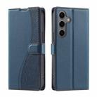 For Samsung Galaxy S24+ 5G Voltage Ultra-thin Dot Leather Phone Case(Blue) - 1