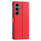 For Samsung Galaxy S24 FE 5G Voltage Ultra-thin Dot Leather Phone Case(Red) - 3