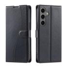 For Samsung Galaxy S23 FE 5G Voltage Ultra-thin Dot Leather Phone Case(Black) - 1