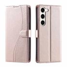 For Samsung Galaxy S23 5G Voltage Ultra-thin Dot Leather Phone Case(Rose Gold) - 1