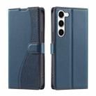 For Samsung Galaxy S23 5G Voltage Ultra-thin Dot Leather Phone Case(Blue) - 1