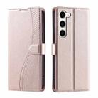 For Samsung Galaxy S23+ 5G Voltage Ultra-thin Dot Leather Phone Case(Rose Gold) - 1