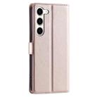For Samsung Galaxy S23+ 5G Voltage Ultra-thin Dot Leather Phone Case(Rose Gold) - 3