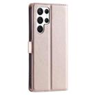For Samsung Galaxy S23 Ultra 5G Voltage Ultra-thin Dot Leather Phone Case(Rose Gold) - 3