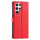 For Samsung Galaxy S23 Ultra 5G Voltage Ultra-thin Dot Leather Phone Case(Red) - 3