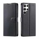 For Samsung Galaxy S23 Ultra 5G Voltage Ultra-thin Dot Leather Phone Case(Black) - 1