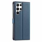 For Samsung Galaxy S23 Ultra 5G Voltage Ultra-thin Dot Leather Phone Case(Blue) - 3