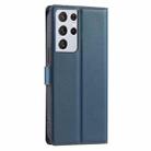 For Samsung Galaxy S21 Ultra 5G Voltage Ultra-thin Dot Leather Phone Case(Blue) - 3